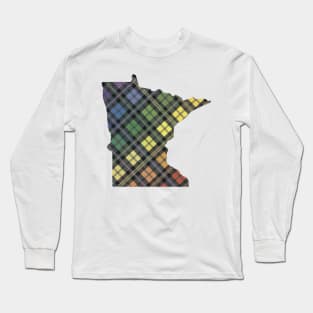 Minnesota Pride Plaid Long Sleeve T-Shirt